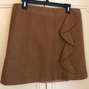 J crew wool blend mini skirt